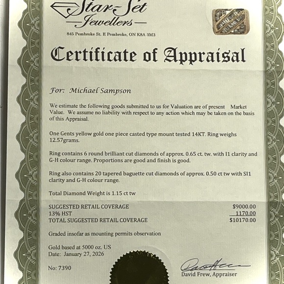 Men’s Diamond Ring - Picture 7 of 7